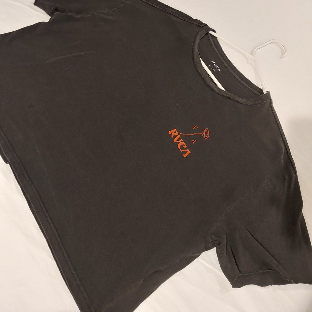 RVCA Crop top Size Large Black